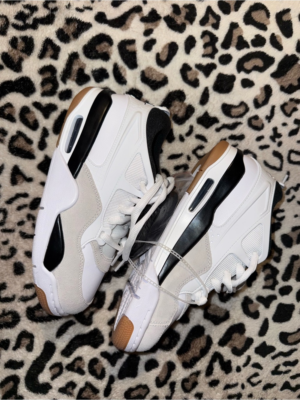 Jordan Boys' White and Black Athletic Sneakers